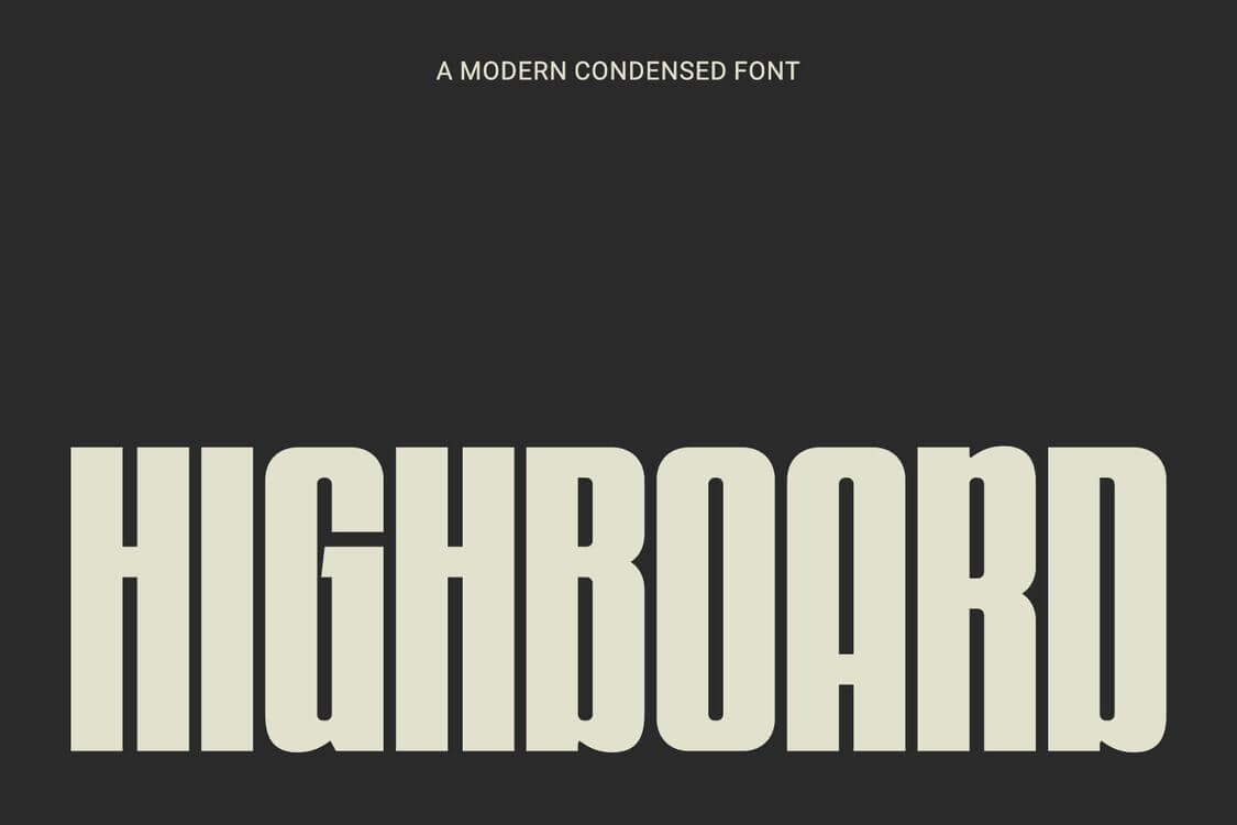 Highboard Font