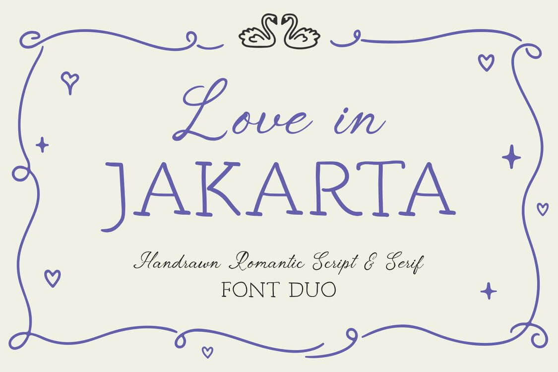 Love in Jakarta Font